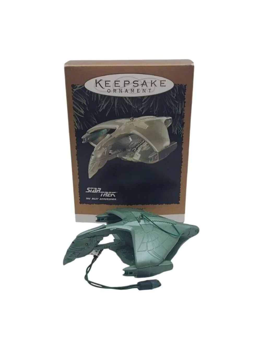 Star Trek Hallmark Keepsake Ornament The Next Generation Romulan Warbird 1995